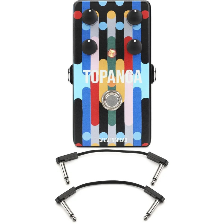 Catalinbread Topanga Spring Reverb Pedal with EBS Patch Cables - Arthaus
