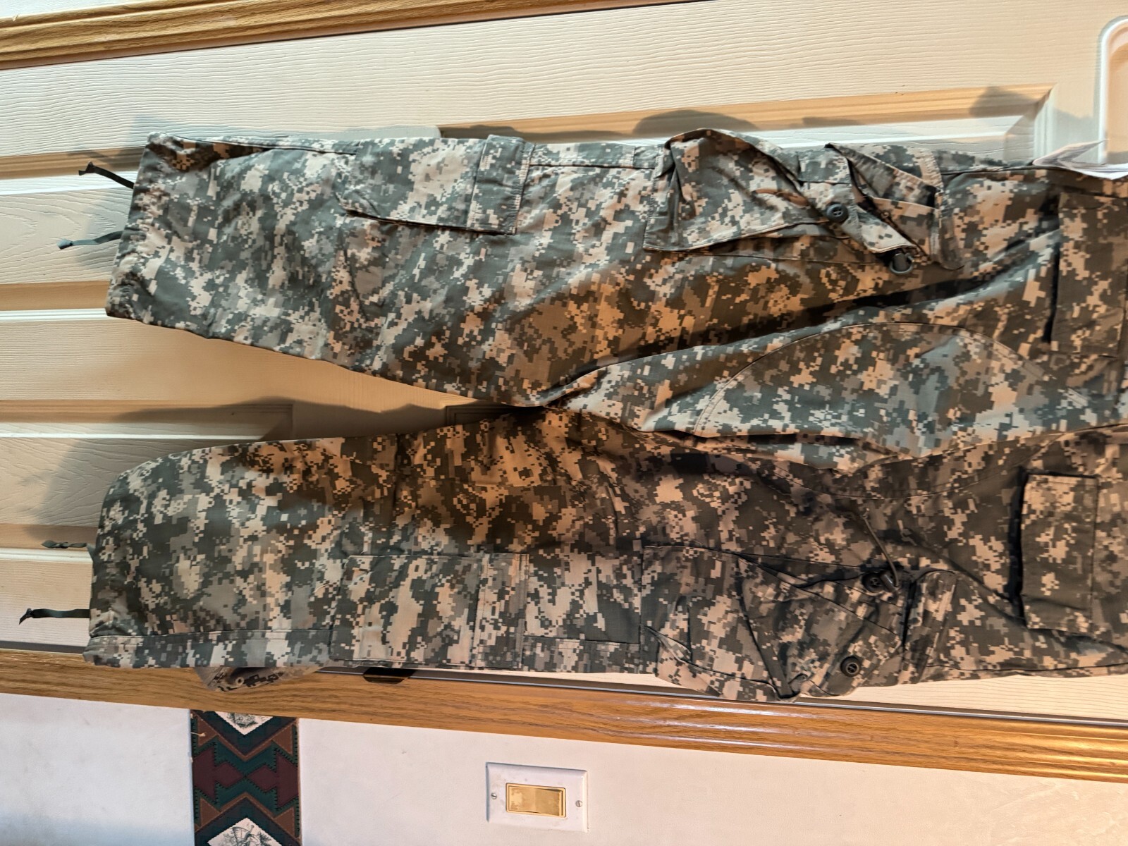 US Army Combat Trousers Men Medium Short Camo Cargo Military Uniform Pants NWT
