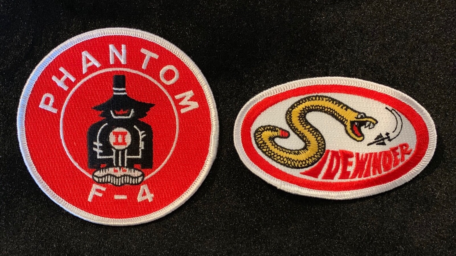 USAF USN USMC F-4 Phantom & AIM-9 Sidewinder Patches US seller Vietnam War