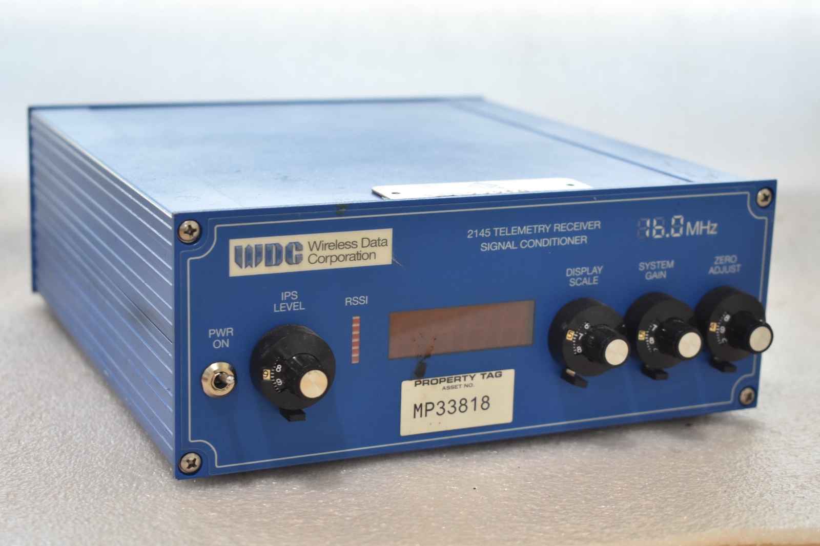 HONEYWELL WDC 2145 TELEMETRY RECEIVER SIGNAL CONDITIONER, 16.0 MHz