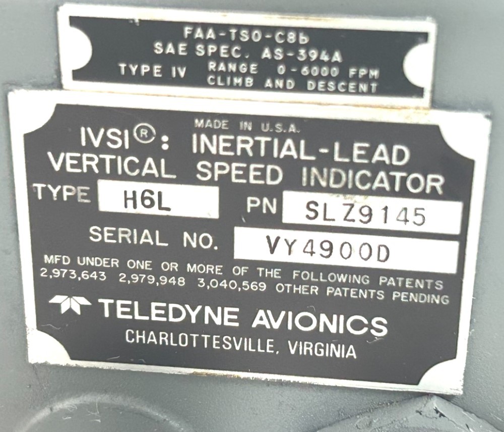 Aircraft IVSI Vertical Speed Cockpit Indicator SLZ9145