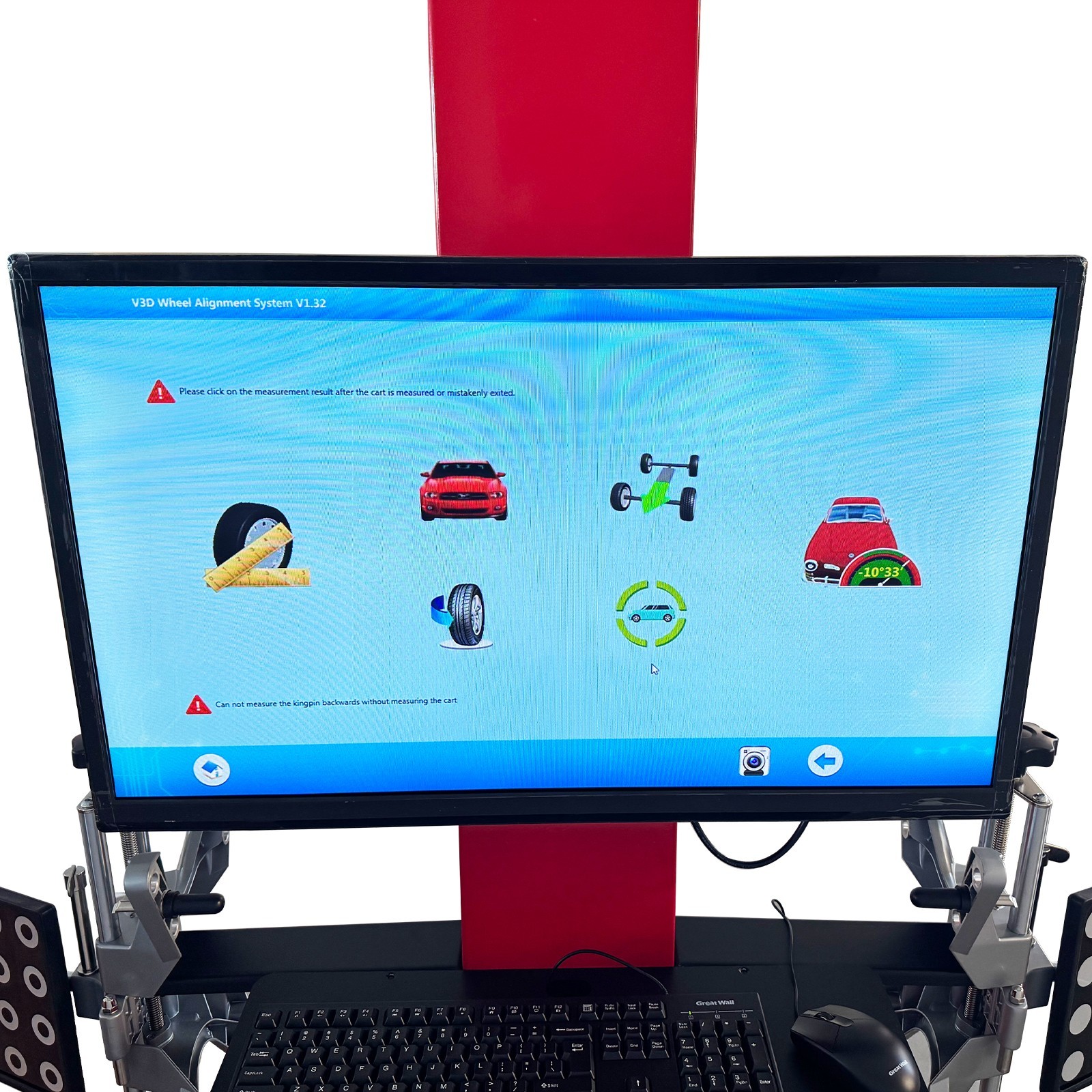 Automatic Tracking Wheel Alignment Machine 110V 3D Wheel Calibration Tool