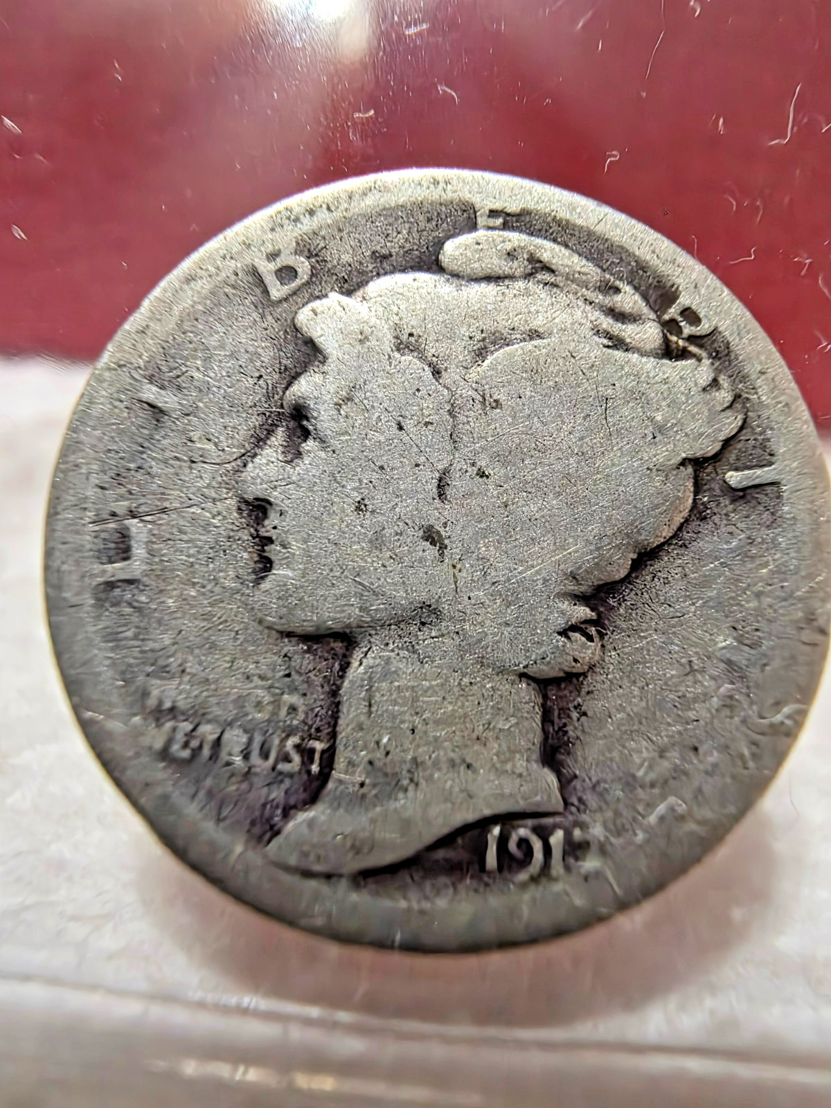 1917 Mercury Dime VF Ungraded