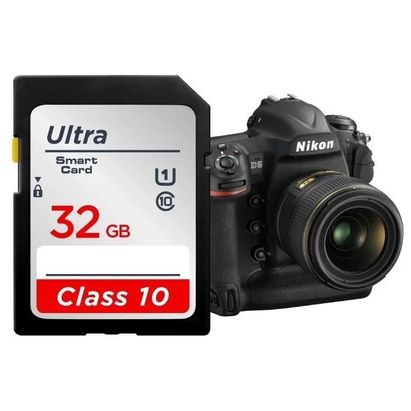 SD Card 64GB 128GB 256GB V10 16GB 32GB Normal Full Size Flash SD Memory Card Hig