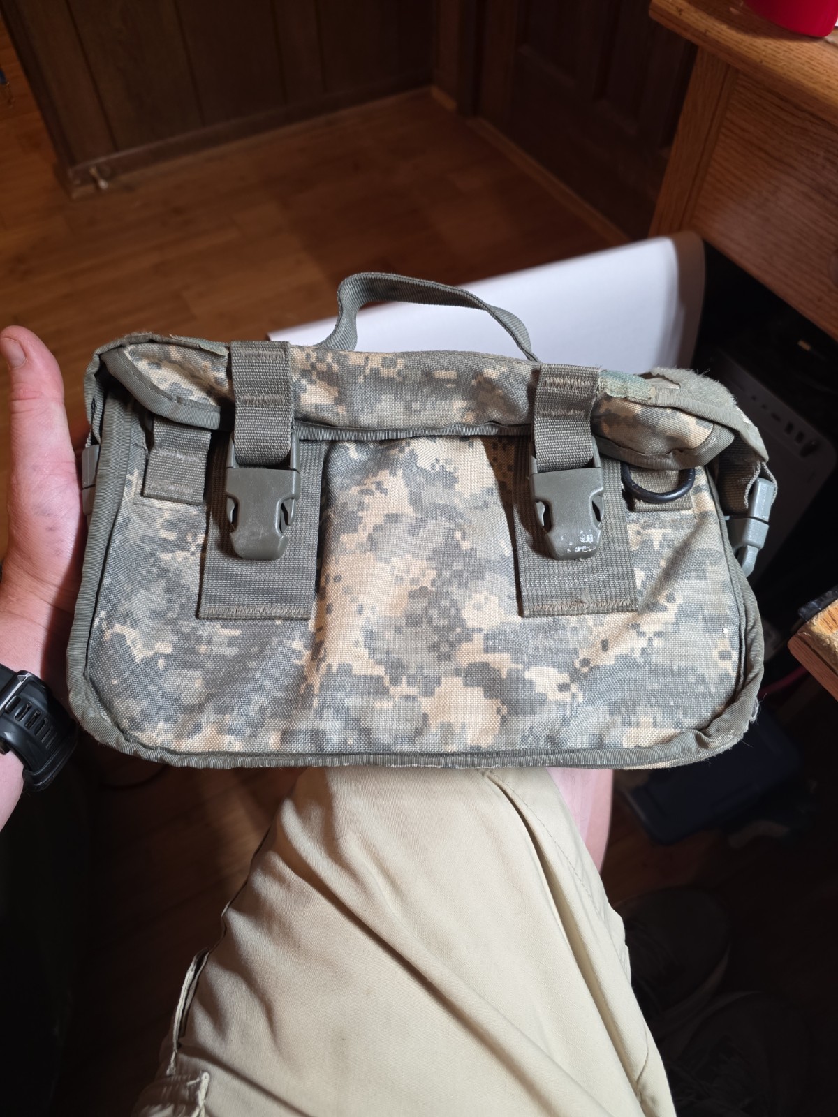 Rare USGI MOLLE II 300 Round Ammo Carrier Shoulder Bag ACU Digital Camo No Sling