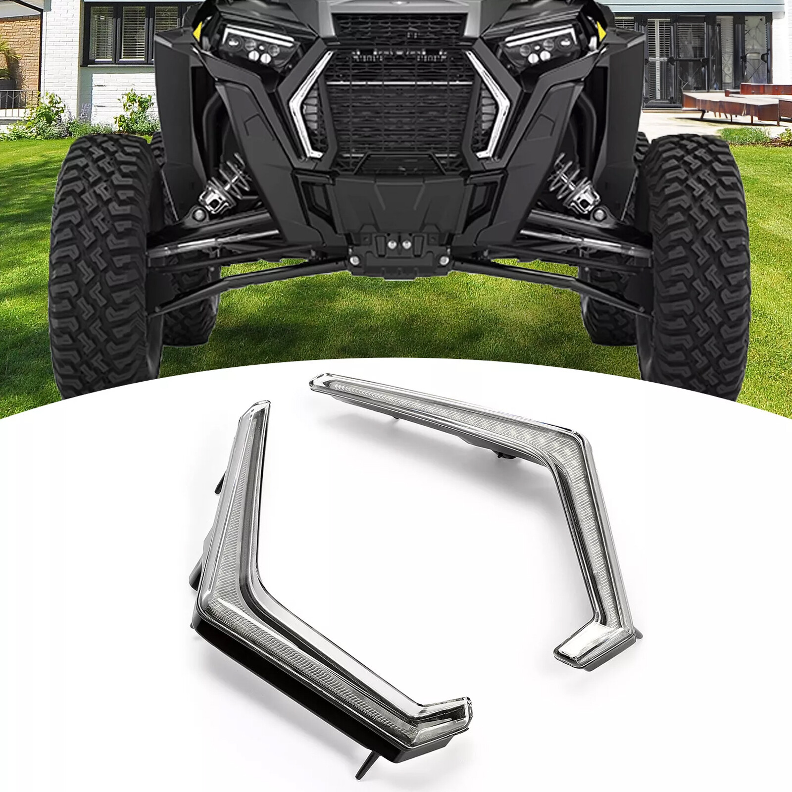 LED Lights Turn Signal Fang Accent For POLARIS RZR XP 1000 TURBO 2019-2022 2020