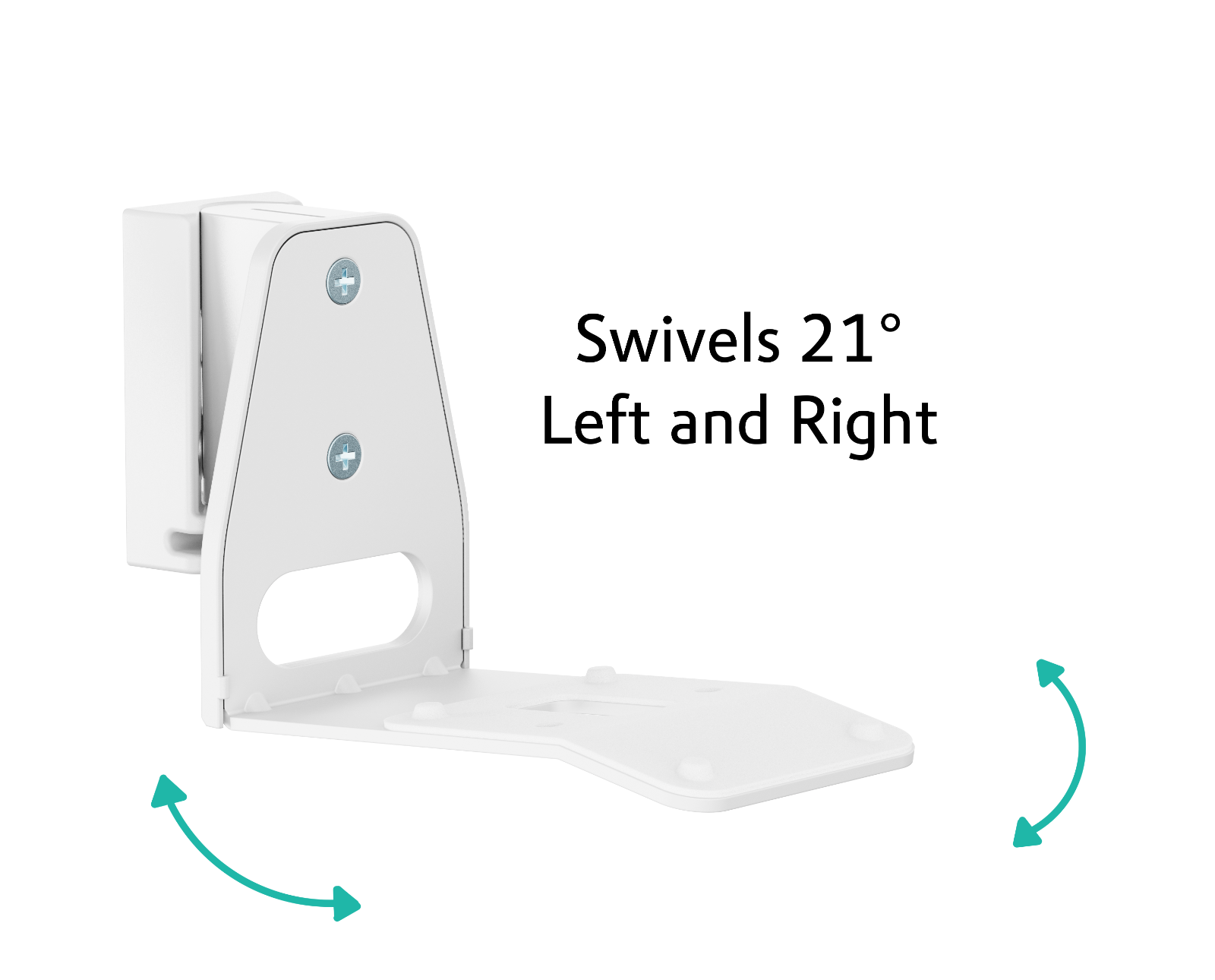 ynVISION Adjustable Wall Mount Compatible with Sonos ERA 300 Speaker - White