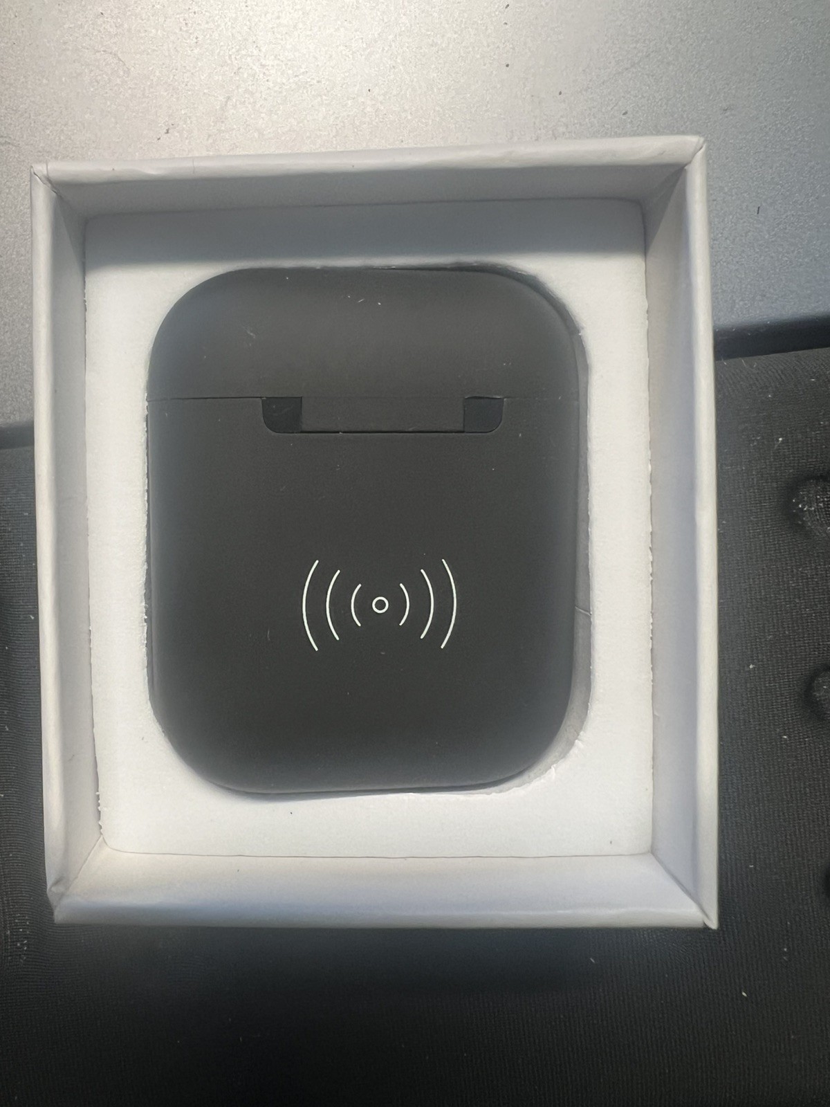 Black color Replacement Case For Airpods 2nd Generation