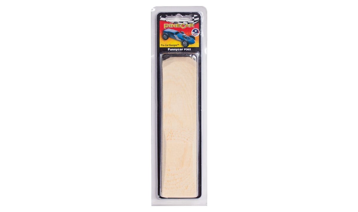 Woodland Scenics PineCar Funnycar Pre-Cut Designs Block – P362