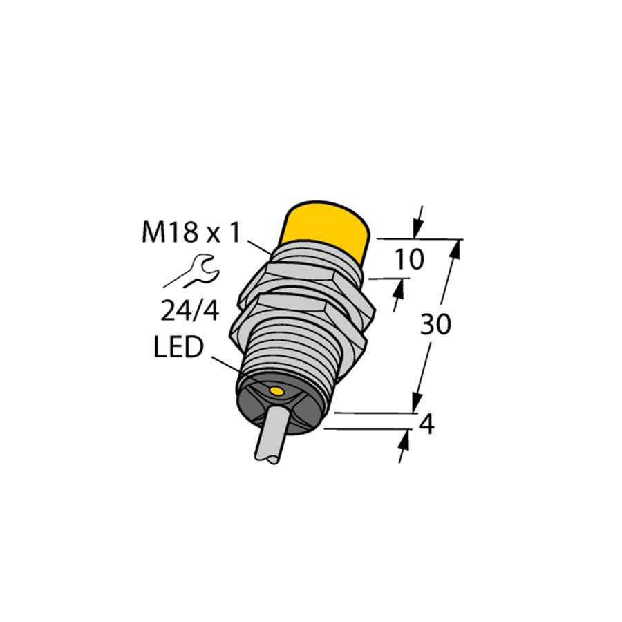 TURCK Ni10-G18-AP6X1 46705 Inductive sensor PNP