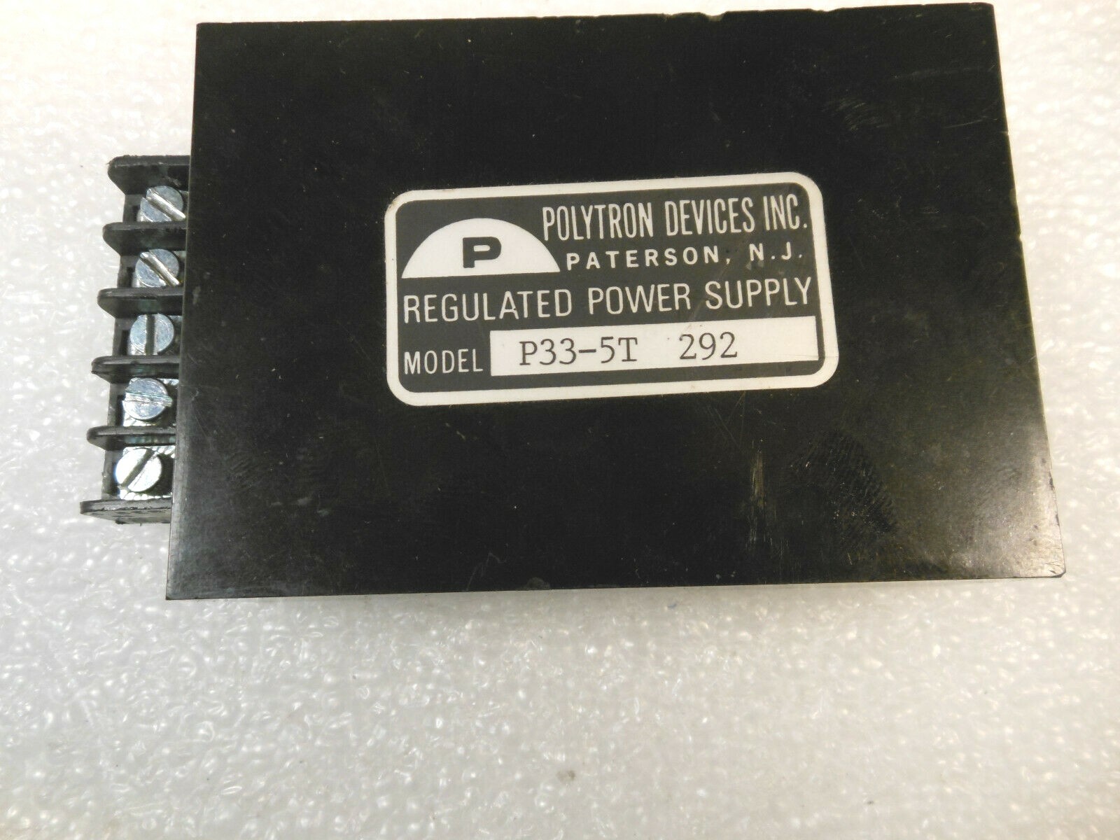 Polytron Devices P33- 5T 292  Regulated Power Supply,