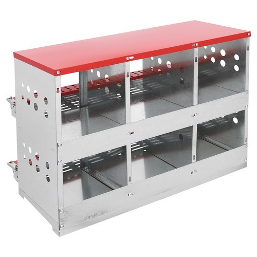 2-Layers 6-Compartments Chicken Nesting Case Chicken Coop Box Nesting Box 50kg