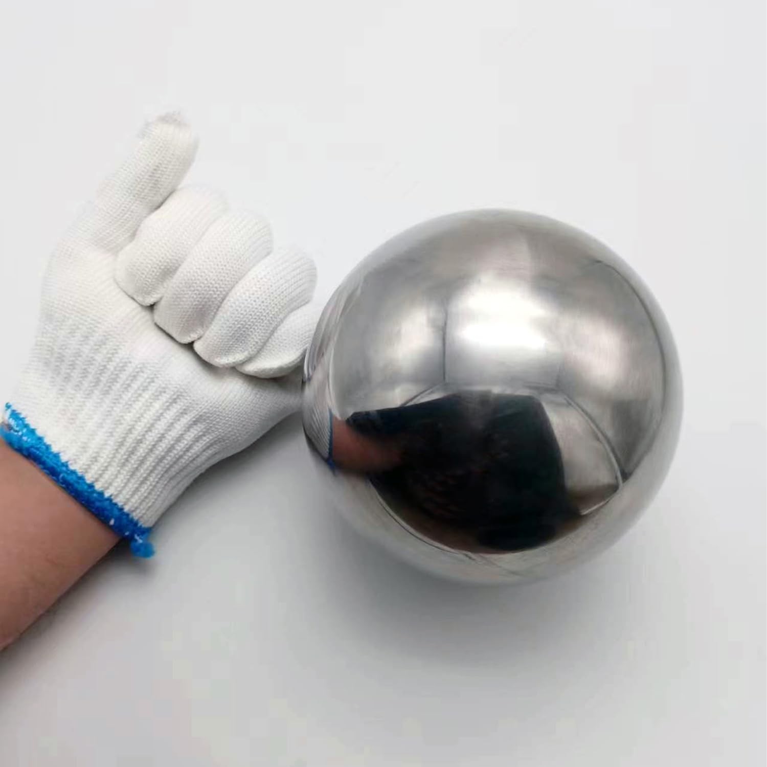 One Large 5" Inch Diameter Hardened Chrome Solid Steel Diameter: 5 inch