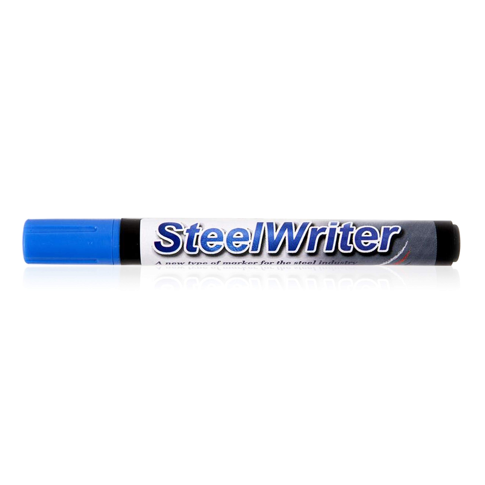 Steelwriter Metal Marking Paint Pen - Blue - Washable Marker For Steel