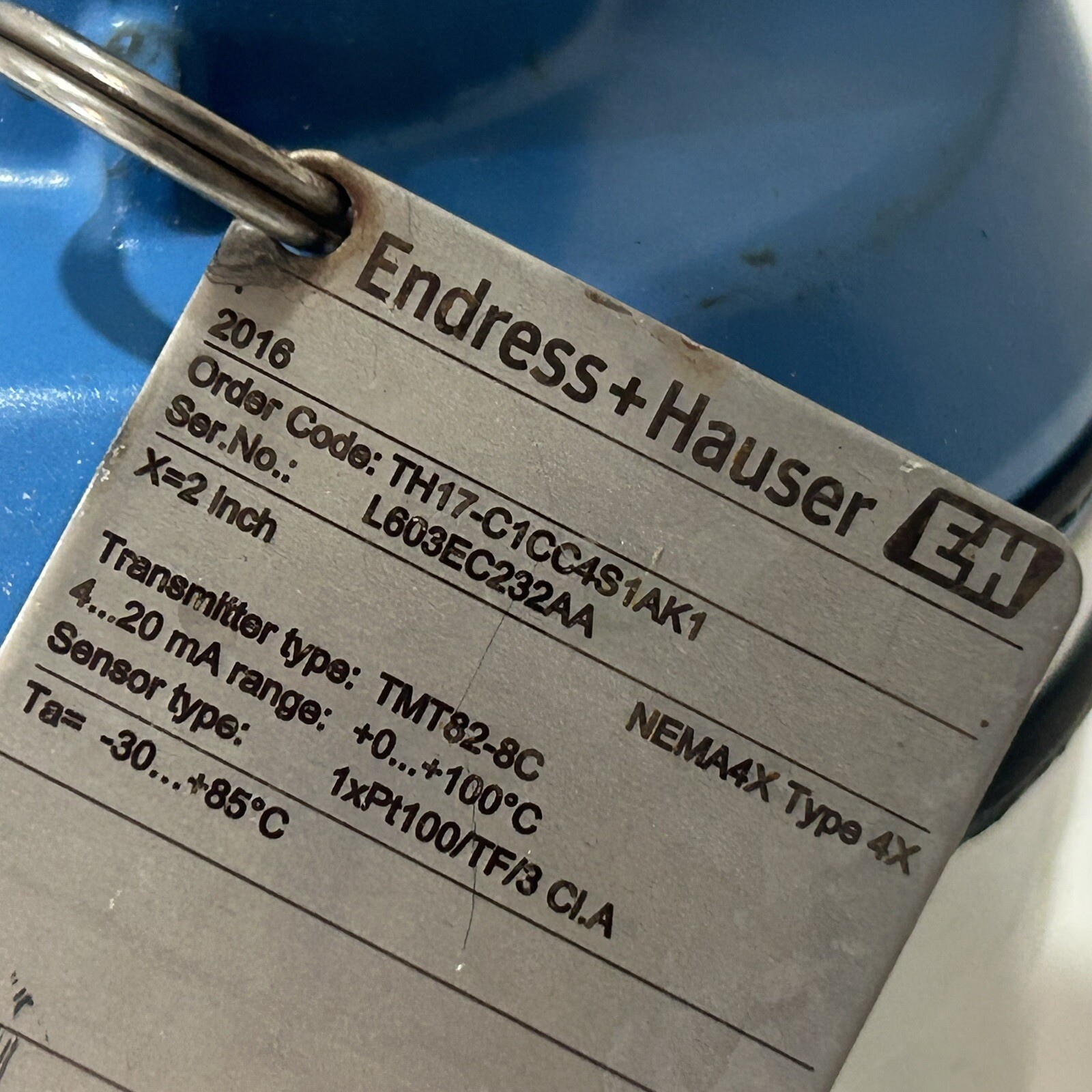 Endress-Hauser TH17-C1CC4S1AK1 Temperature Sensor