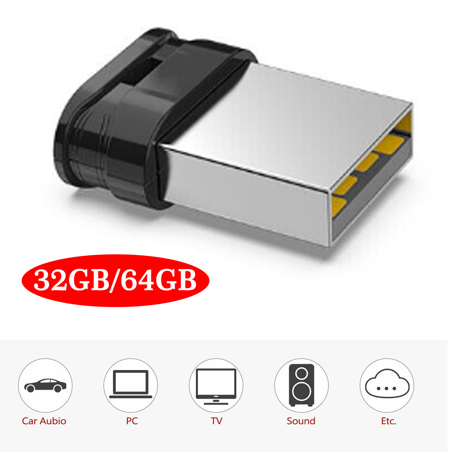 1x 2x 3x 5x 32GB 64GB USB 2.0 Flash Drive Memory Stick Pen Drive Storage Lot