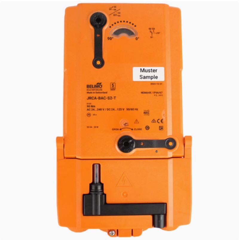 BELIMO JRCA-BAC-S2-T Damper Actuator 90Nm 24-240VAC/24-125VDC