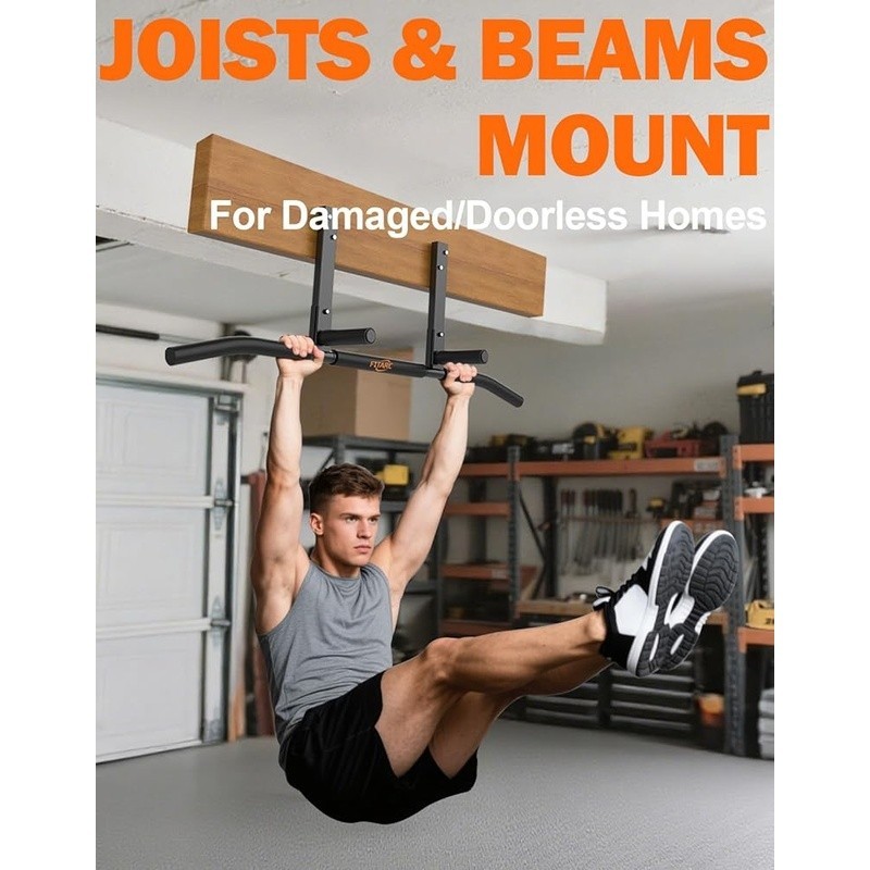 Sturdy Pull Up Bar Ceiling Mount Multifunctional Strength Training Equipment New