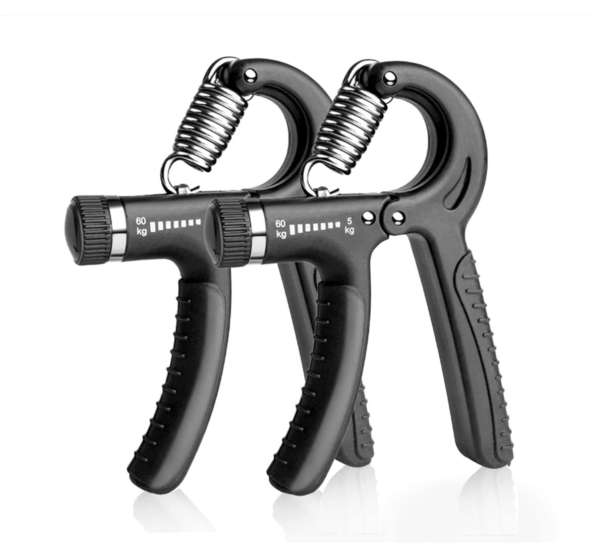 Hand Grip Strength Power Trainer Gripper Strengthener Adjustable Gym Exerciser