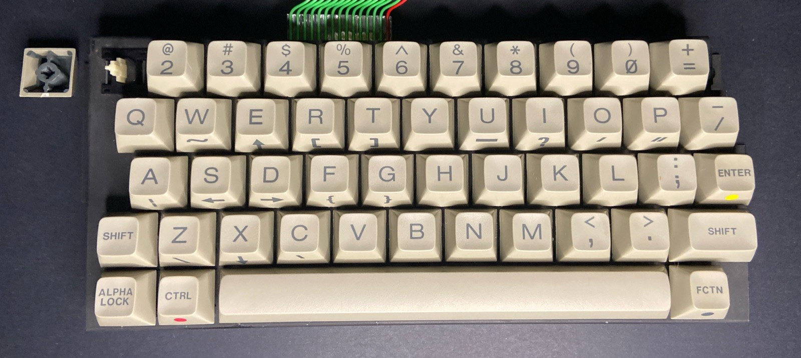 Texas Instruments TI 99/4a Tan Alps Short Stem Keycaps