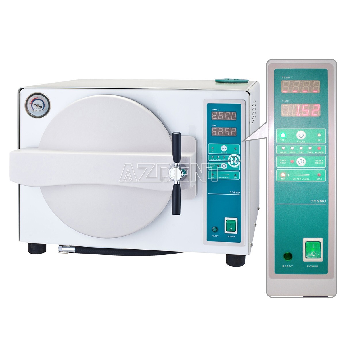 18L Autoclave Steam Sterilizer Medical Sterilizition Drying Function 1000W