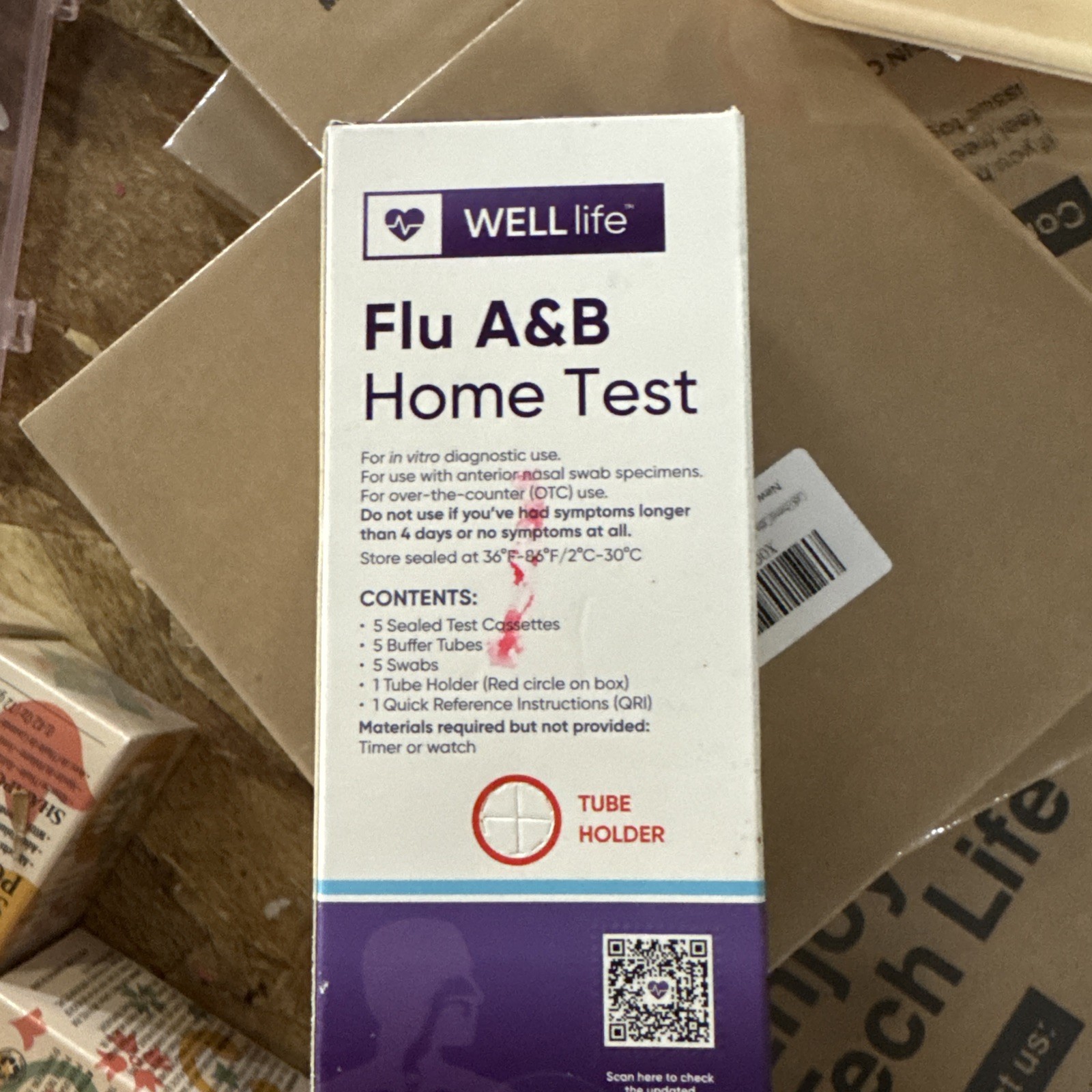 WELL Life Flu A & B Home Test
