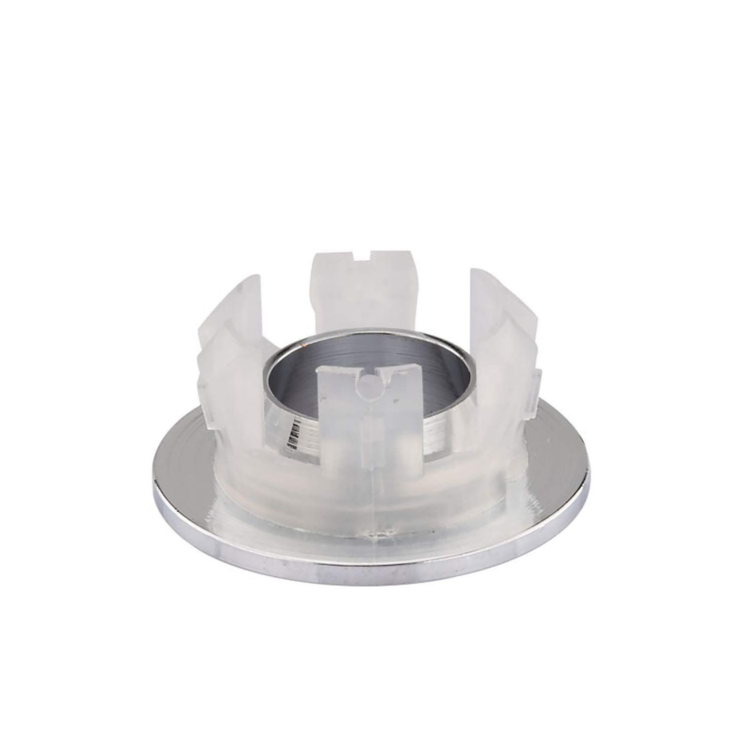 Sink Basin Trim Overflow 1-Pack, Chrome 1 Pcs Cover