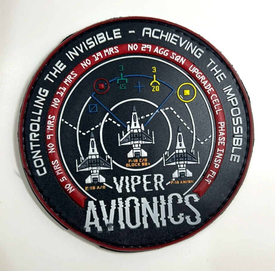 VIPER AVIONICS / TEAM AVIONICS - F-16 VIPER -HIGH QUALITY PVC PATCH