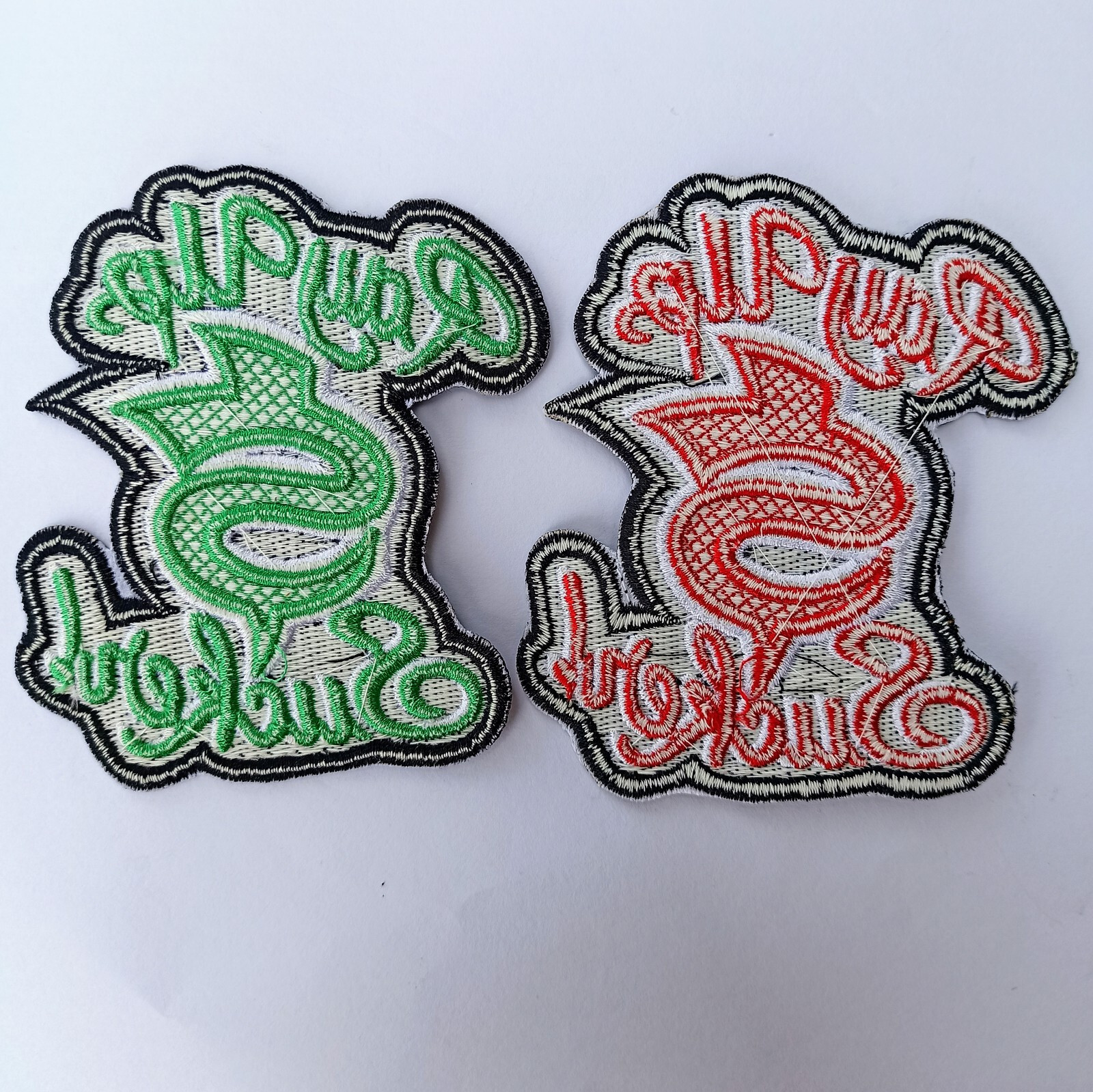2pcs pay up sucker patch for jacket $