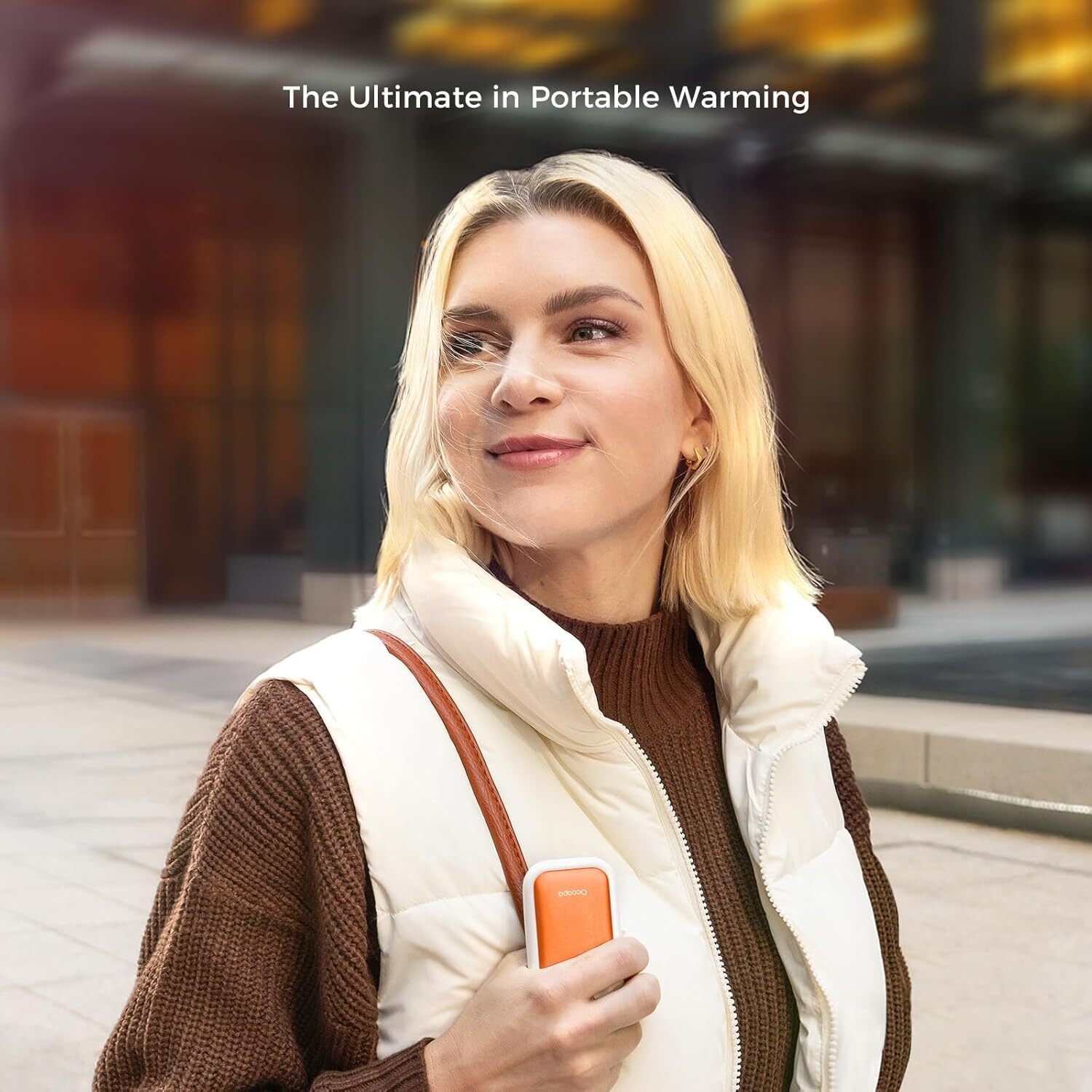 OCOOPA Magnetic 2 in 1 Rechargeable Hand Warmers 5000mAh Power Bank 16 Hrs Heat