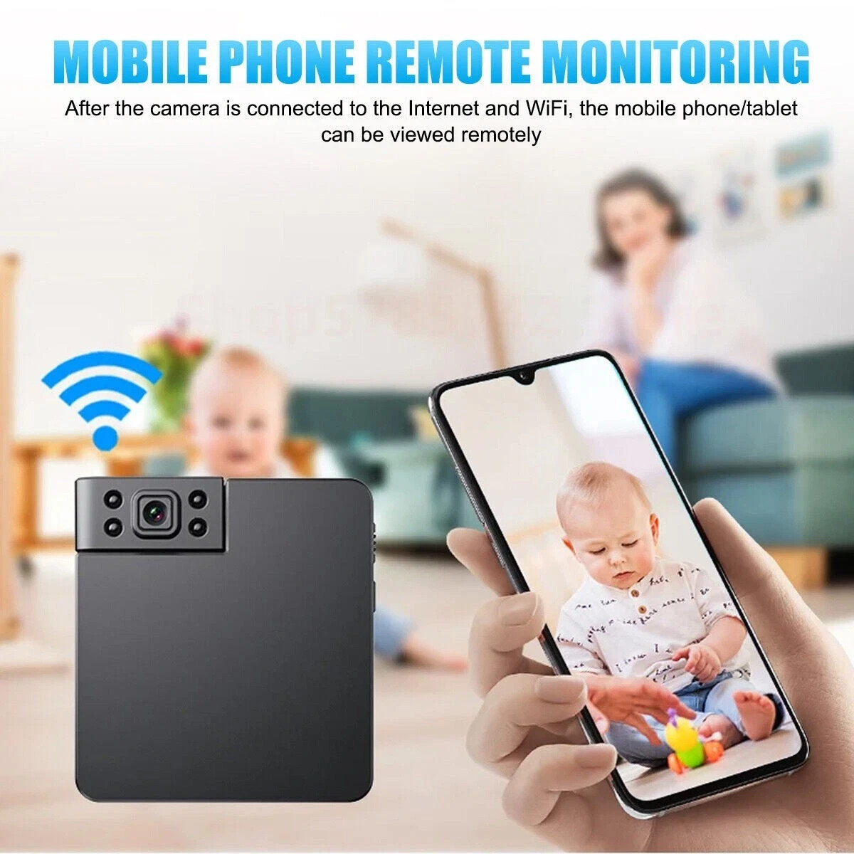 2025 Smart Mini WiFi Camera Wireless 1080P HD Night Cam Home Security