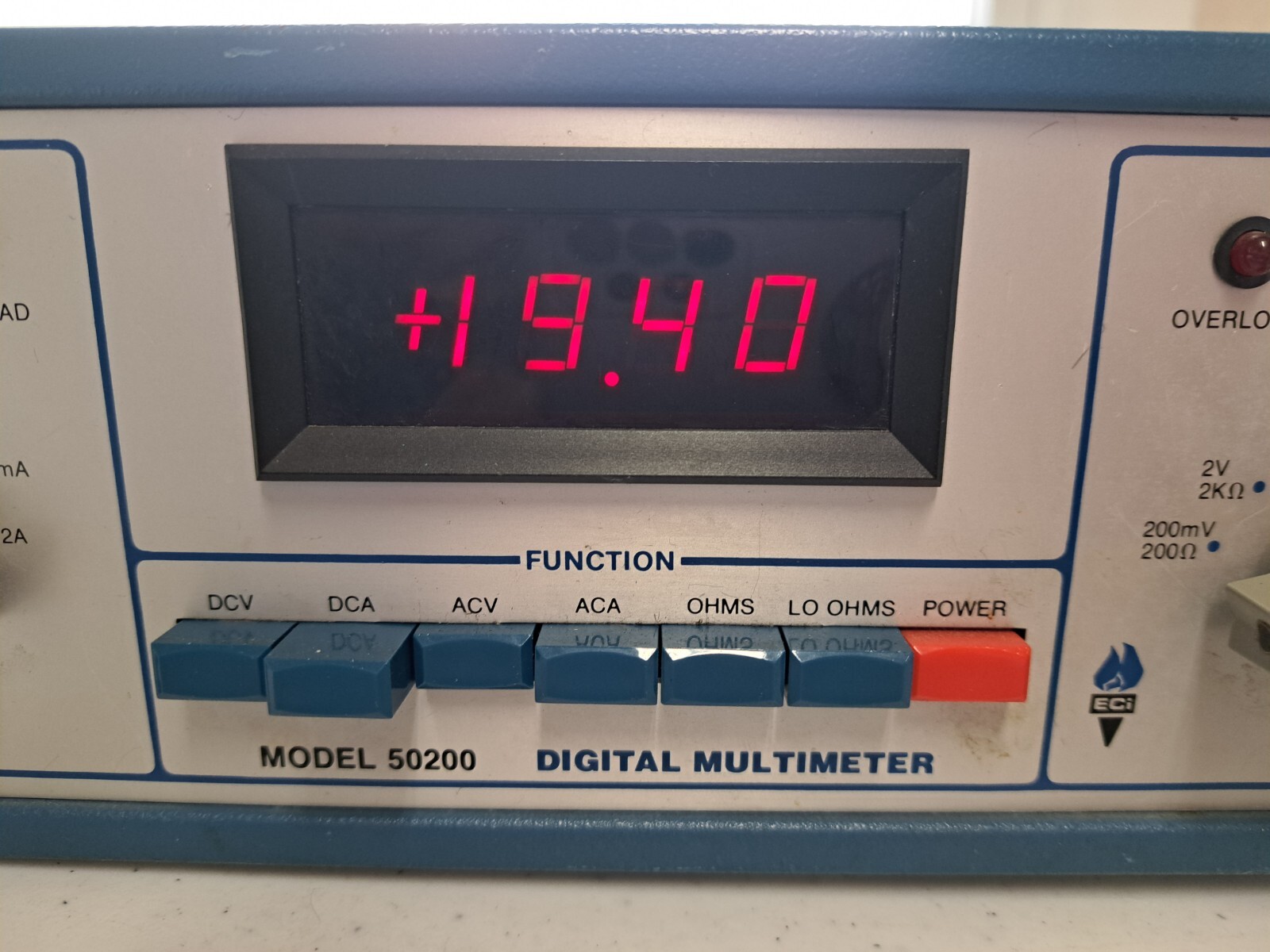 USED Energy Concepts Model 50200 Digital Multimeter, Powers On, FREE Shipping!