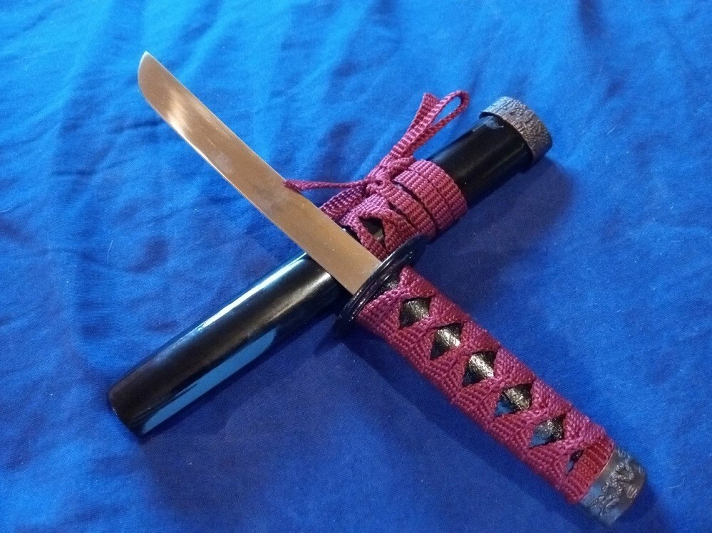 Mini Sword with Display stand Oriental Style Dagger Size Free Shipping In USA