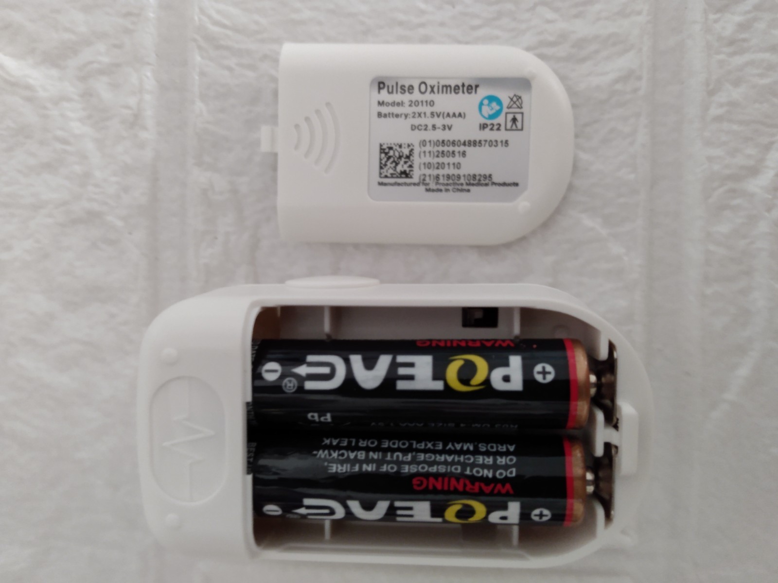 Proactive Medical Products Fingertip Pulse Oximeter With Lanyard [Model: 20110]