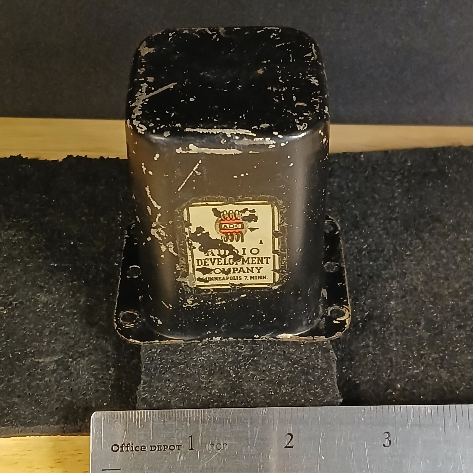 1940's Early ADC Old Logo Transformer # D5112 Rounded Square Output Transformer