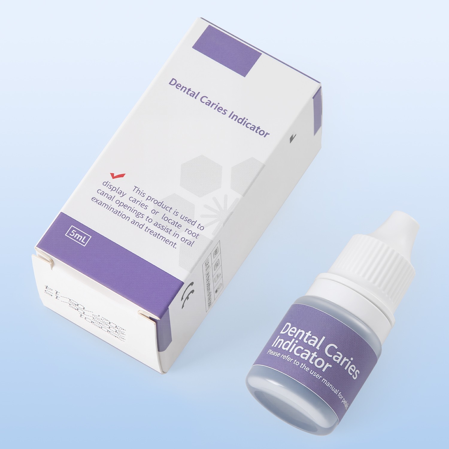 5ml Pack Caries Indicator Dye Dentin Caries Detector Locating Root Canal Orifice