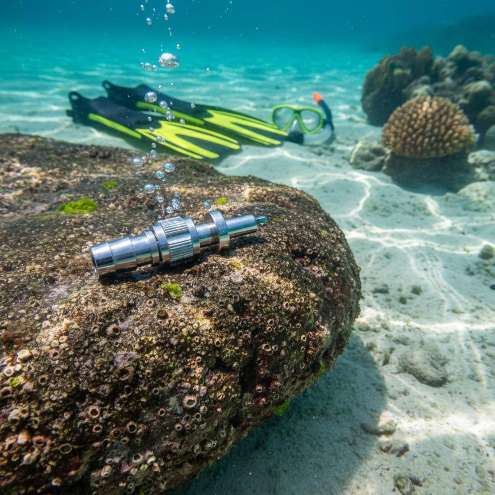 SMB Oral Inflator Valve Metal or Plastic Options Underwater Buoy Two-Way Valve