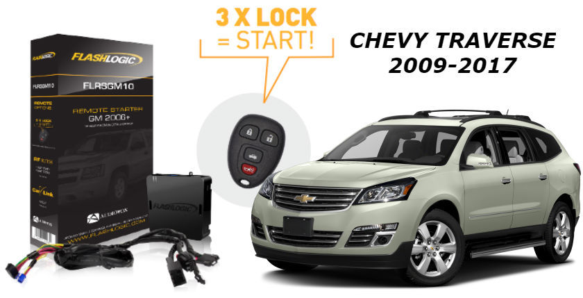 Flashlogic Remote Start for Chevy Traverse 2016 Plug N Play FLRSGM10