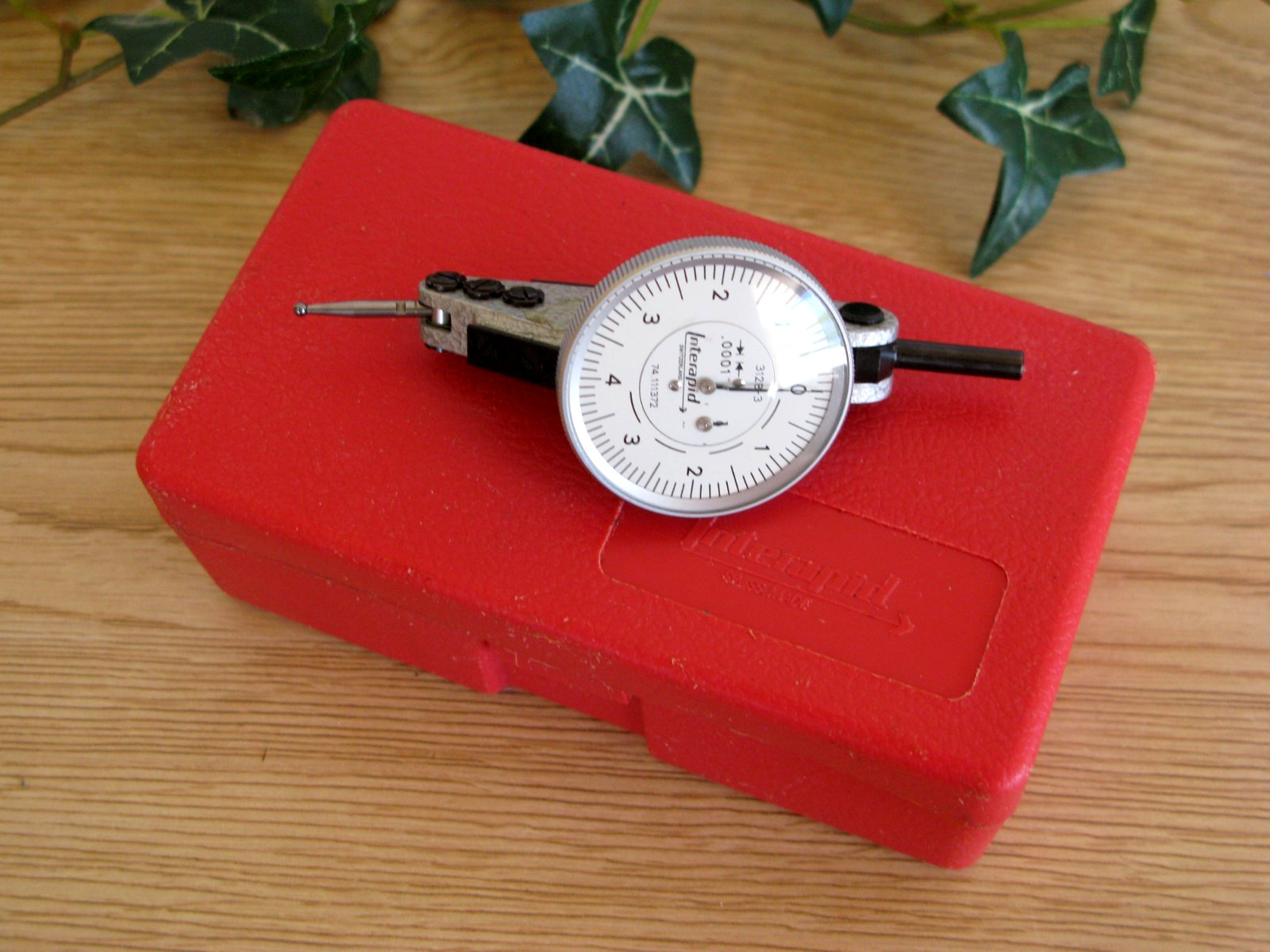 Interapid 312B-3 Dial Test Indicator .0005", Swiss Made