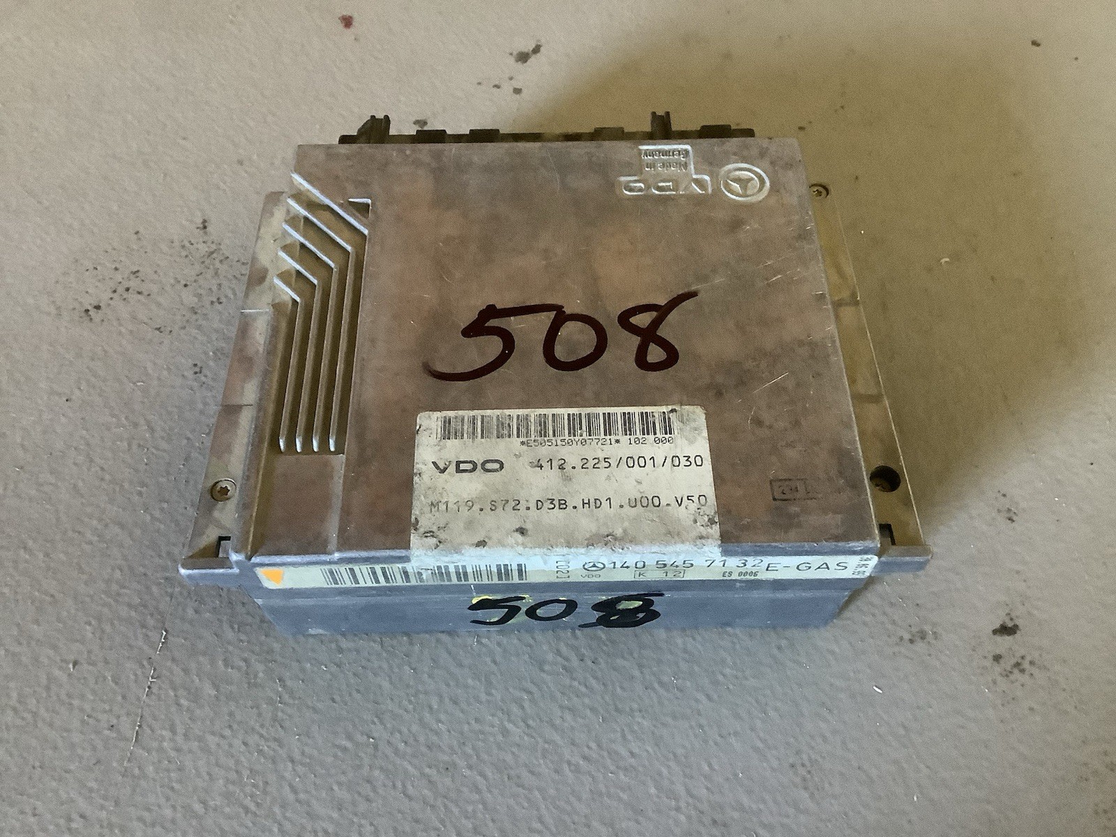 Mercedes Benz 140 545 71 32 Cruise Control Module ((R1-508))