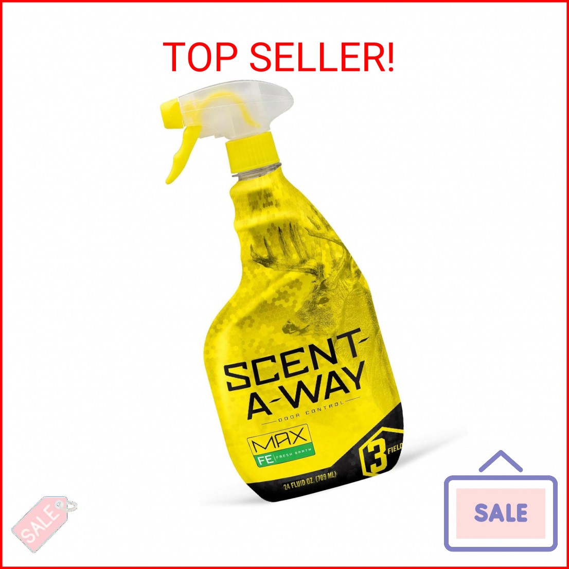 Hunters Specialties Earth Scent-A-Way Max Spray, 32 oz (Packaging may vary)
