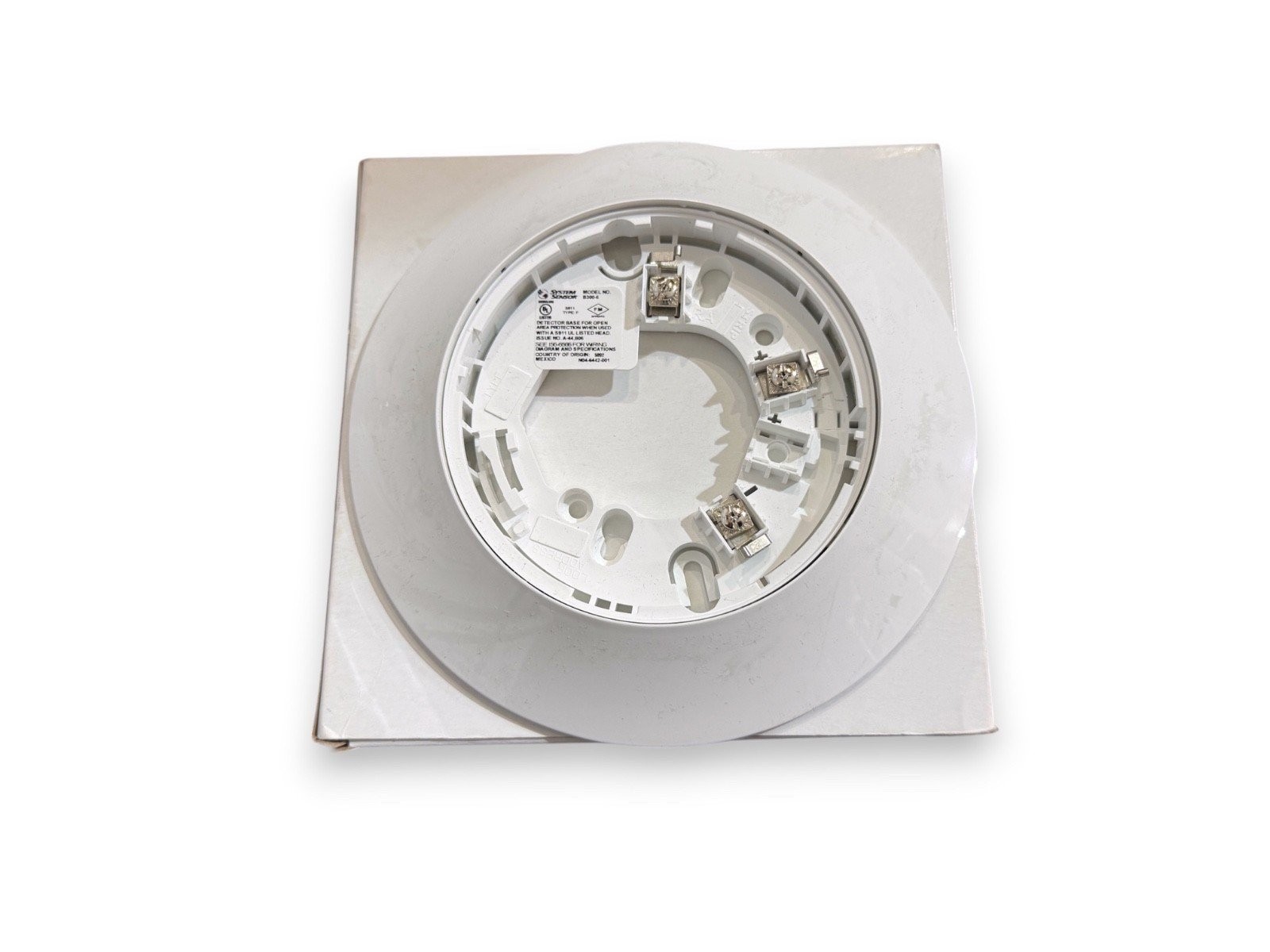 System Sensor B300-6 Fire Alarm Detector Base (NEW IN BOX)