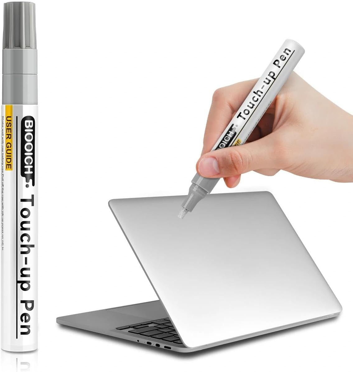 Silver Touch up Paint Pen for Macbook Pro / Air Scratch Repair Anti-Fade