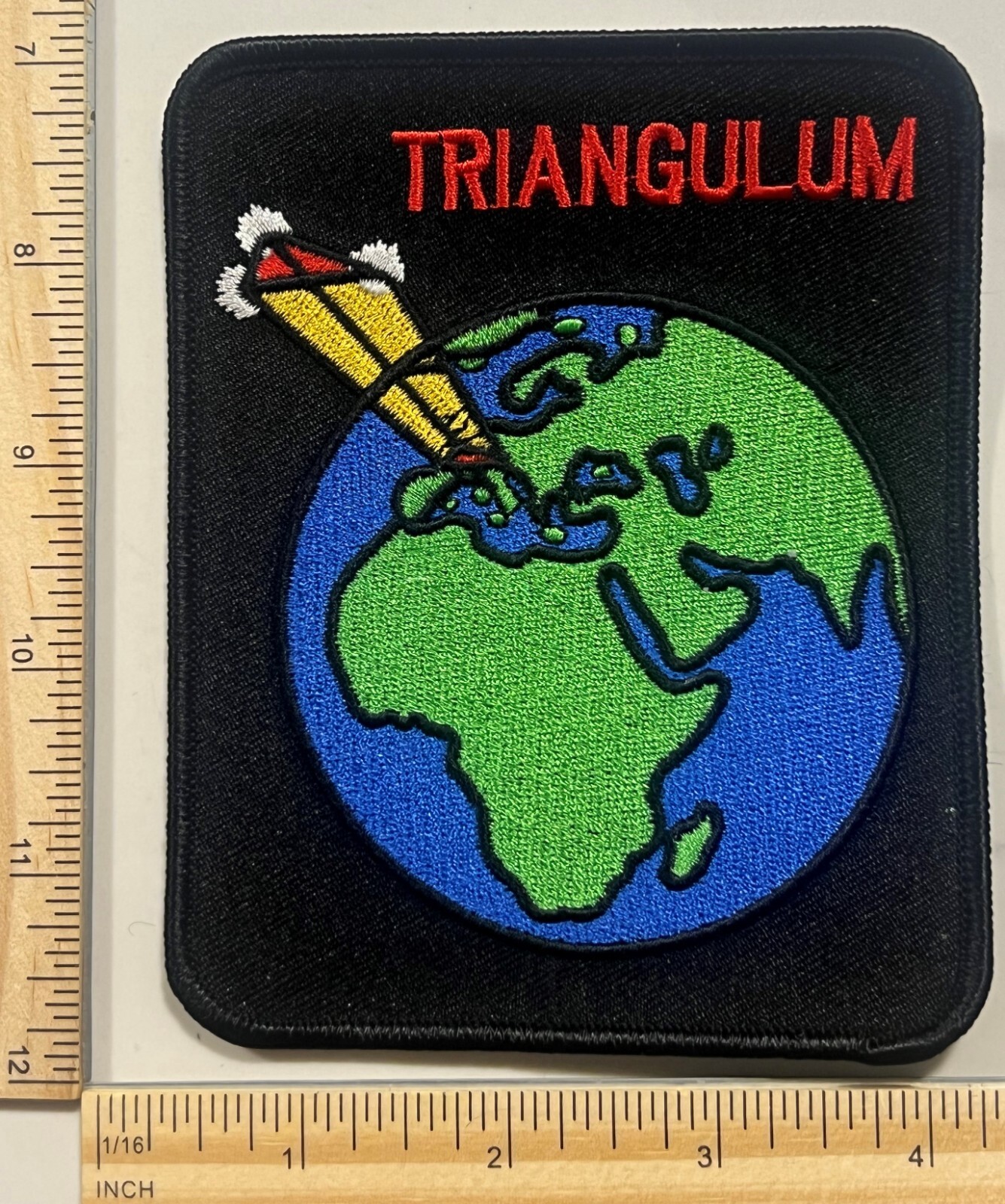 RARE - MILITARY BLACK OPS PATCH - TRIANGULUM RS6b SENIOR SPEAR SENSOR