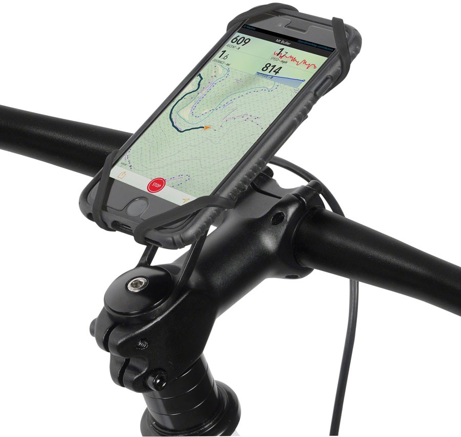 Delta X-Mount Pro Phone Holder - Forged Aluminum Stem Mount with Secure Grip &