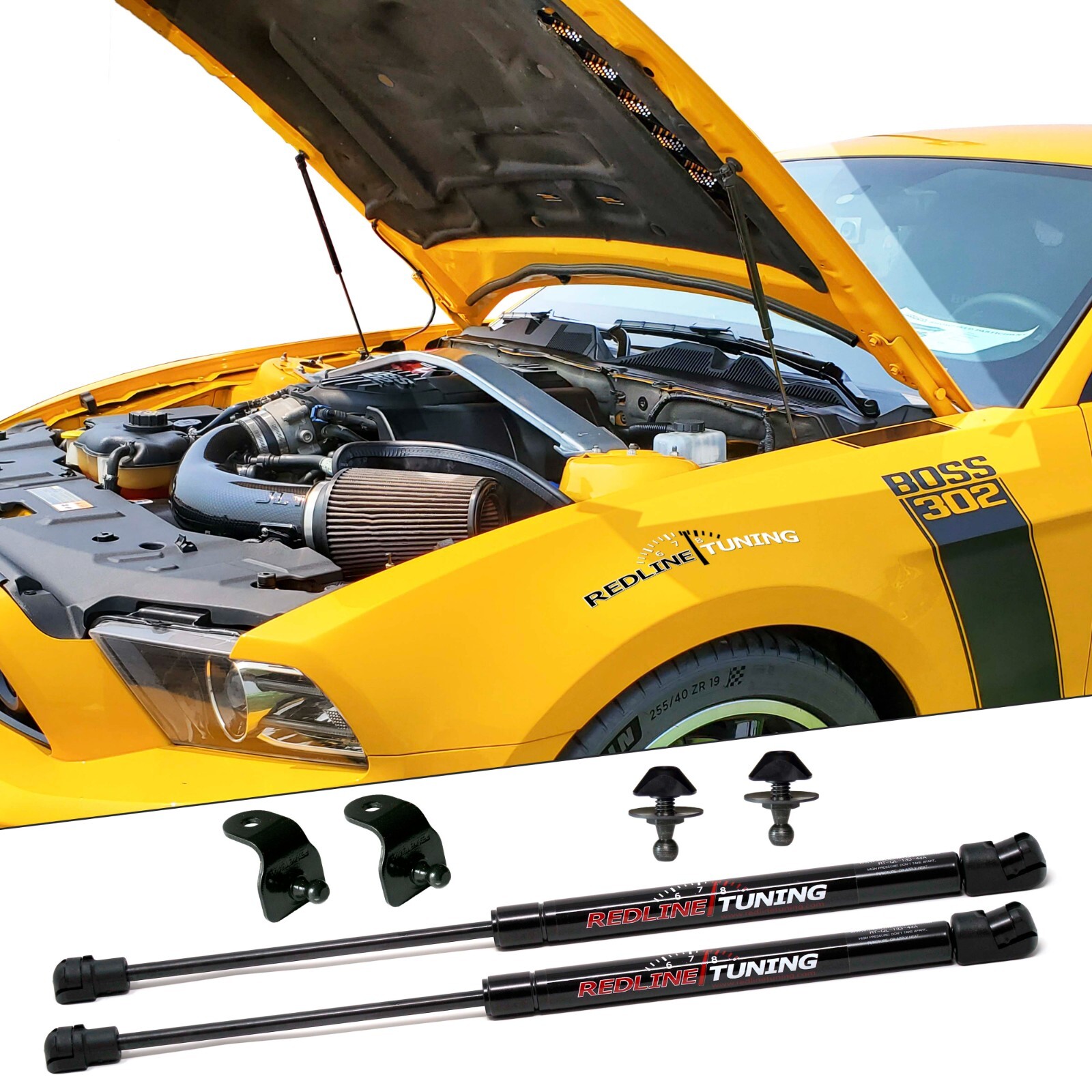 Redline Tuning 21-11024-02 Hood QuickLIFT PLUS (Bolt in) Ford Mustang 2005-2014