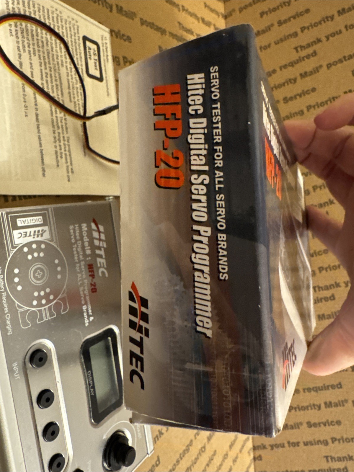 Untested Hitec Digital Servo Programmer HFP-20 in Original Box (Please Read)