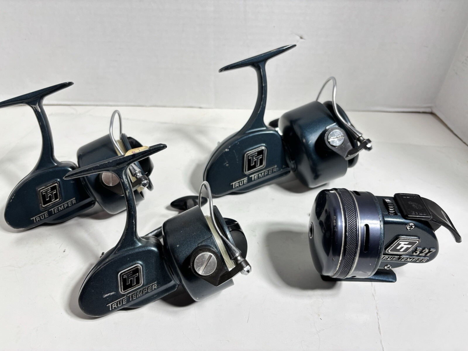 Vintage Lot Of True Temper Fishing Reels *COLLECTORS* Models 727, 737, 747, 327