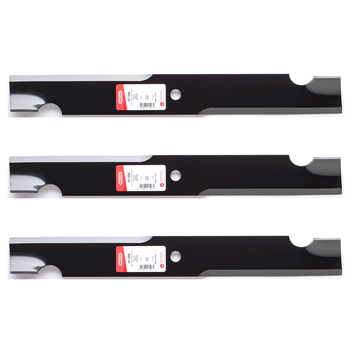 3PK Oregon High Lift Blade for 60" Toro Titan MAX, 76601, 76602