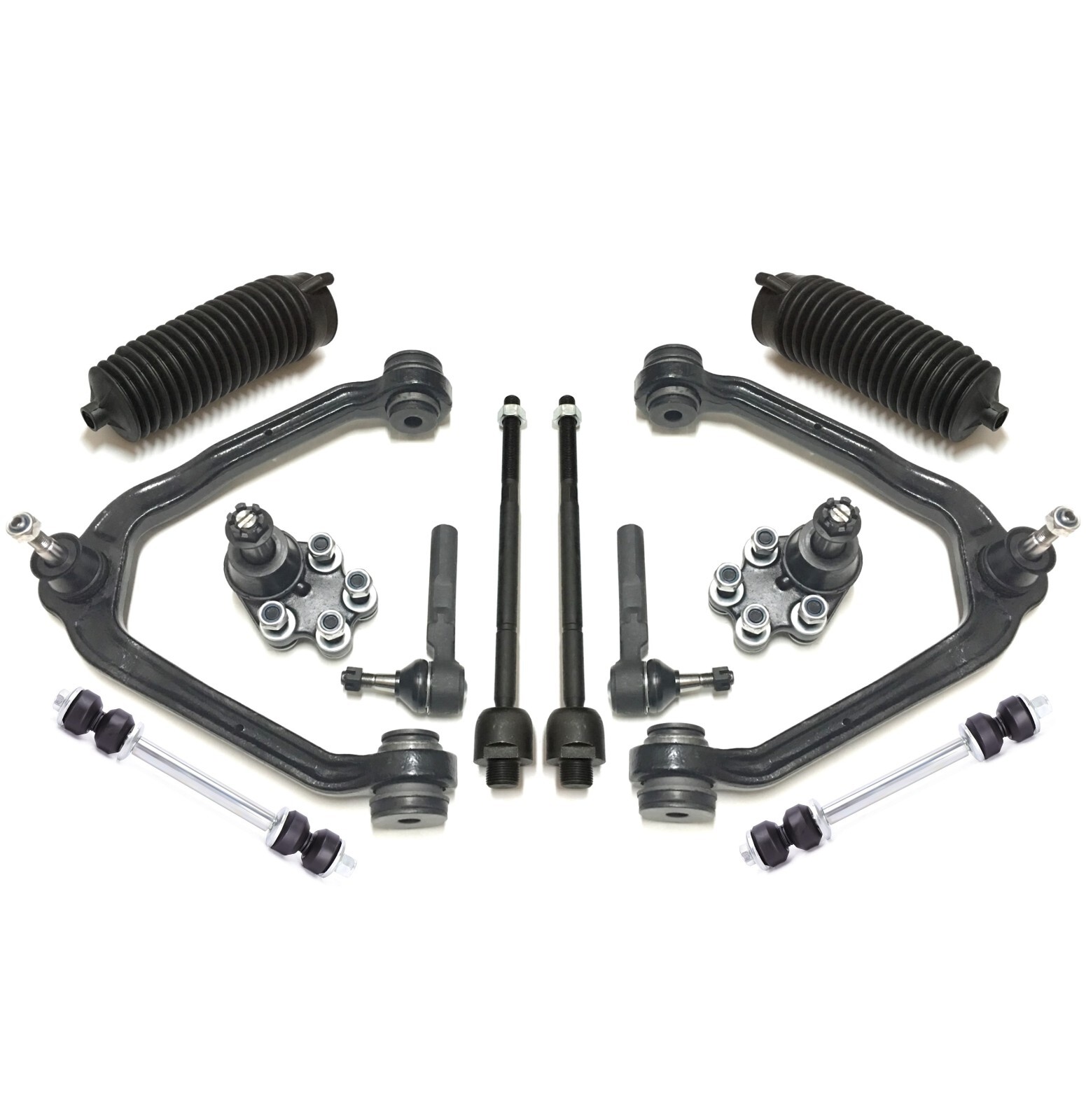 12 Pc Front Upper Control Arm Kit for 1999-2007 Chevy Silverado GMC 1500 2WD